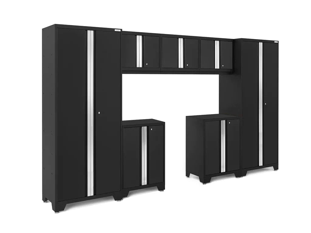NewAge Bold Series 7 Piece Cabinet Set with Base Wall