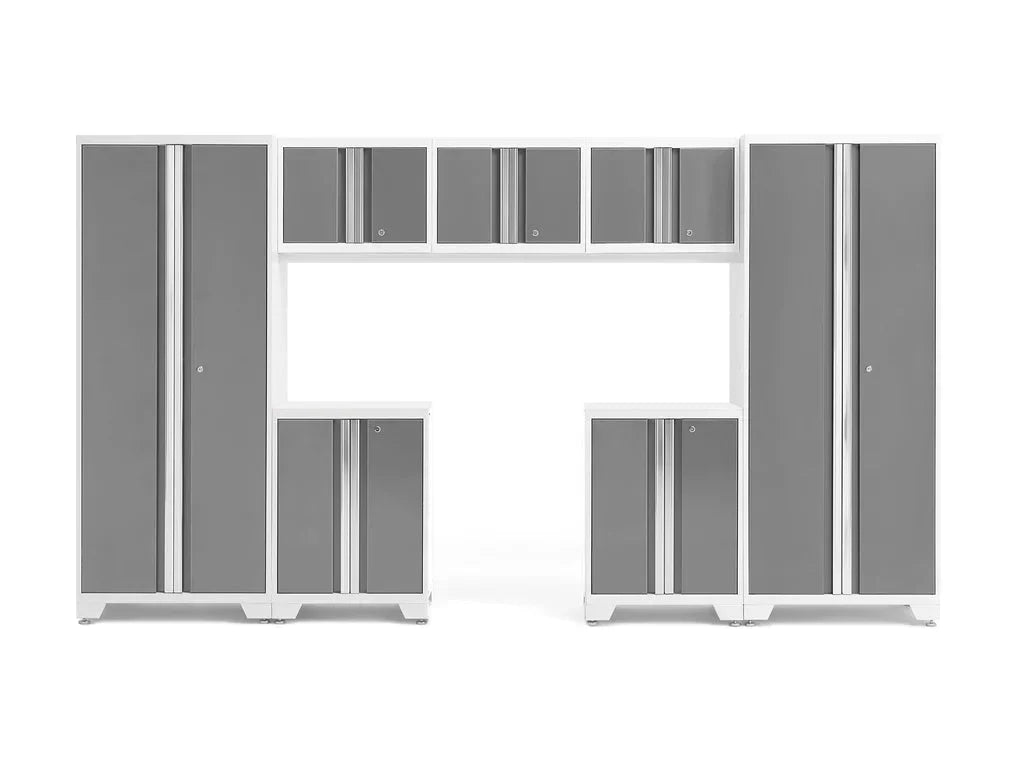 NewAge Bold Series 7 Piece Cabinet Set with Base Wall