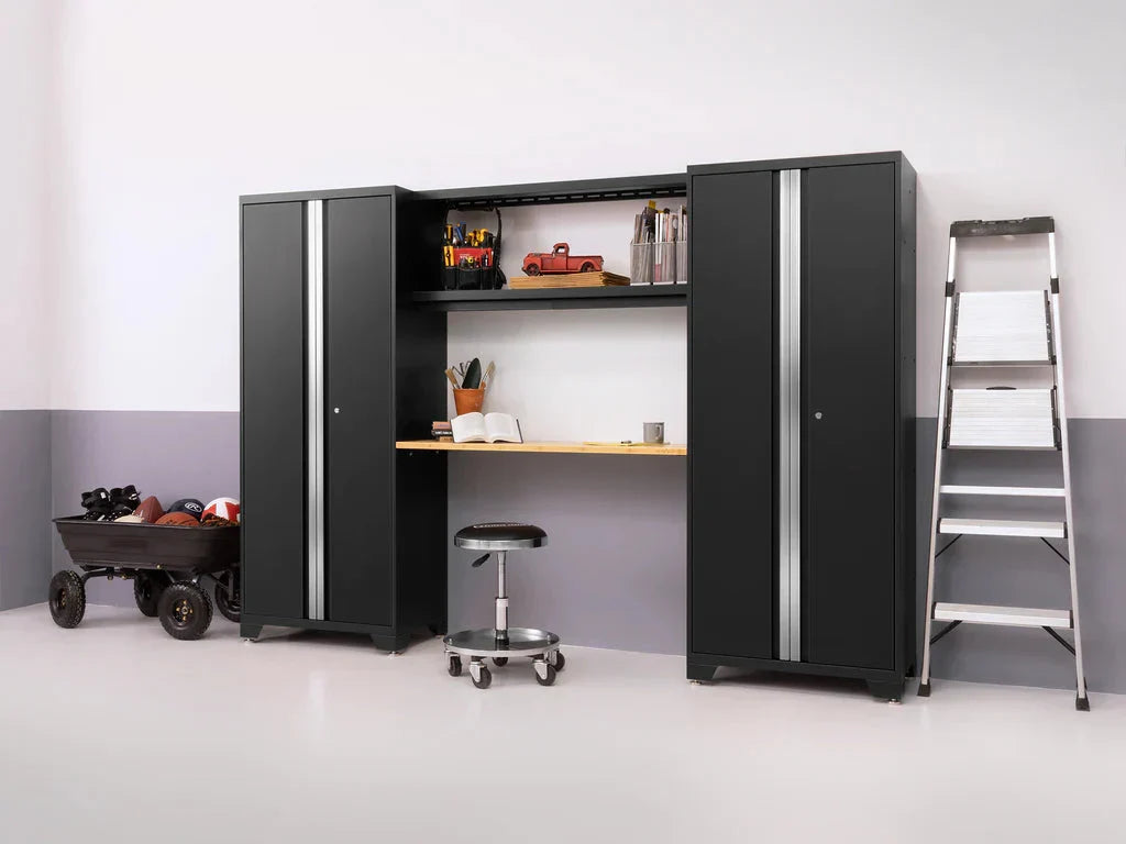 NewAge Bold Series 7 Piece Cabinet Set with Base Wall