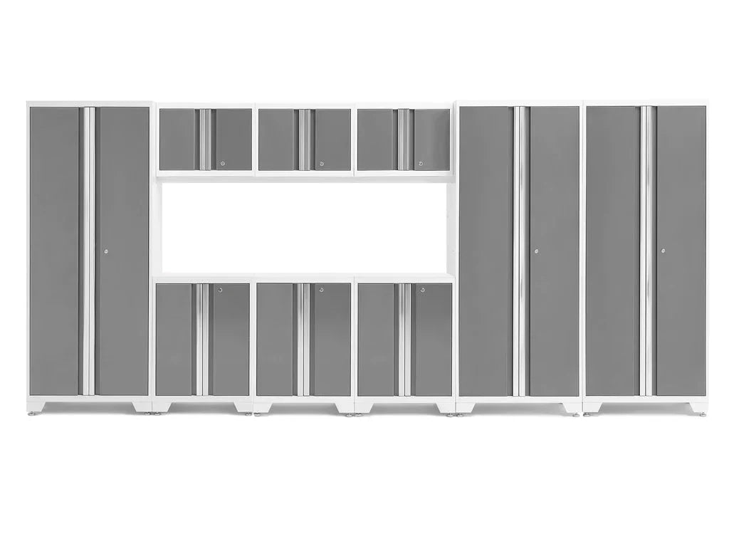 NewAge Bold Series 9 Piece Cabinet Set with Base Wall