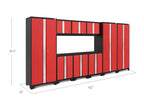 NewAge Bold Series 9 Piece Cabinet Set with Base Wall