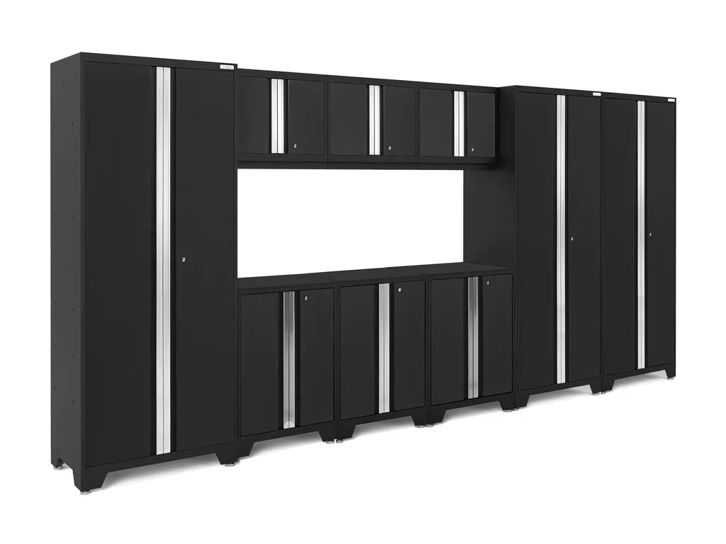 NewAge Bold Series 9 Piece Cabinet Set with Base Wall