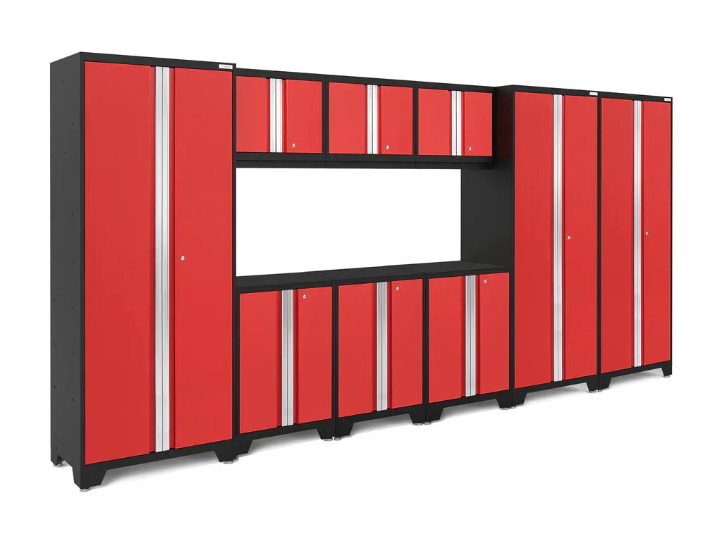 NewAge Bold Series 9 Piece Cabinet Set with Base Wall