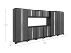 NewAge Bold Series 9 Piece Cabinet Set with Base Wall