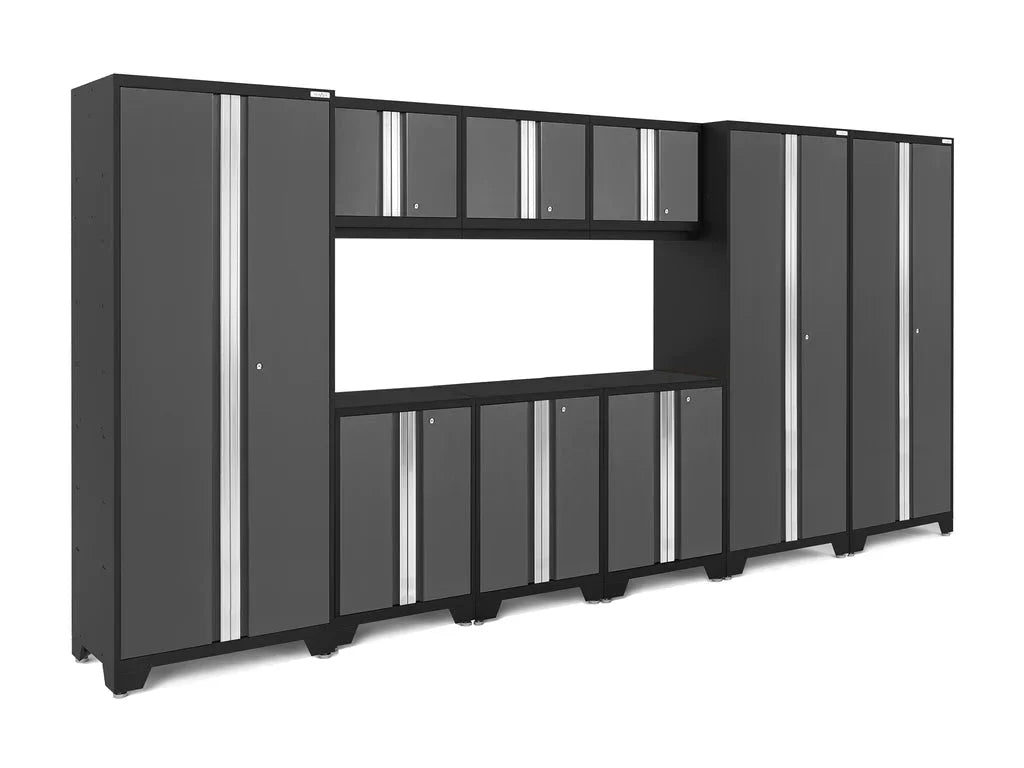 NewAge Bold Series 9 Piece Cabinet Set with Base Wall