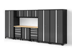 Bold XL 10-Piece Garage Cabinet Set 24-Inch Deep Steel