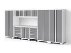 Bold XL 10-Piece Garage Cabinet Set 24-Inch Deep Steel