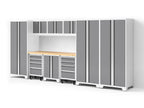 Bold XL 10-Piece Garage Cabinet Set 24-Inch Deep Steel