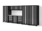 Bold XL 10-Piece Garage Cabinet Set 24-Inch Deep Steel