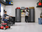 Bold XL 10-Piece Garage Cabinet Set 24-Inch Deep Steel