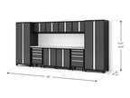 Bold XL 12-Piece Garage Cabinet Set Heavy-Duty Steel Storage Solution