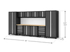 Bold XL 12-Piece Garage Cabinet Set Heavy-Duty Steel Storage Solution