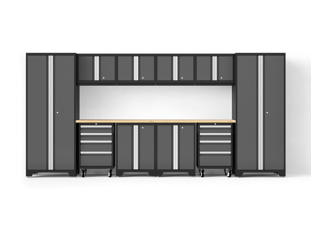 Bold XL 12-Piece Garage Cabinet Set Heavy-Duty Steel Storage Solution