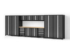 Bold XL 14-Piece Heavy-Duty Steel Garage Cabinet Set with Deep Storage