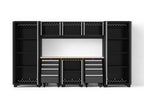 Bold XL 9-Piece Garage Cabinet Set Extra-Deep Steel Storage