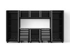 Bold XL 9-Piece Garage Cabinet Set Extra-Deep Steel Storage