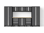Bold XL 9-Piece Garage Cabinet Set Extra-Deep Steel Storage