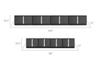 NewAge Garage Cabinets BOLD Series 8-Piece Grey Wall