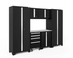NewAge Garage Cabinets BOLD Series Black 7-Piece Set