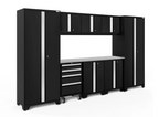 NewAge Garage Cabinets BOLD Series Black 9-Piece Set