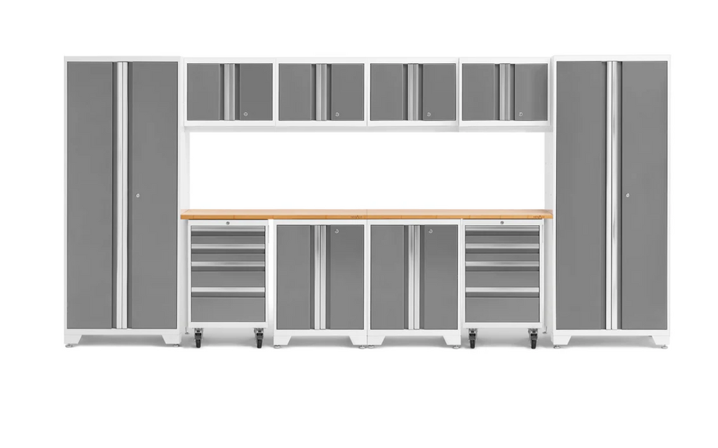 NewAge Garage Cabinets BOLD Series Platinum 12-Piece Set