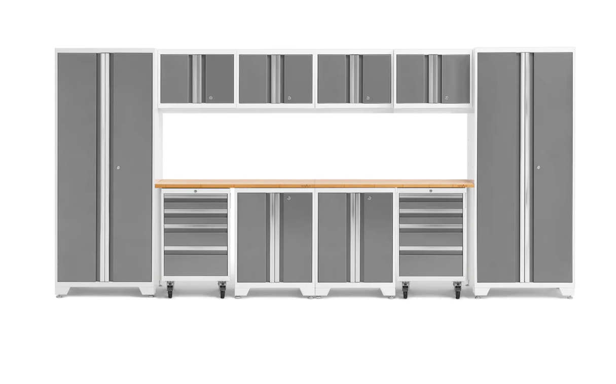 NewAge Garage Cabinets BOLD Series Platinum 12-Piece Set