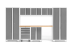 NewAge Garage Cabinets BOLD Series Platinum 8-Piece Set