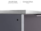 Newage Outdoor Kitchen 3 PC Cabinet Set in Slate Gray