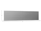 NewAge Pro Series 16 Sq. Ft. Steel Slatwall - 7 pieces