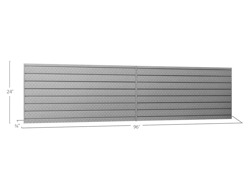 NewAge Pro Series 16 Sq. Ft. Steel Slatwall - 7 pieces