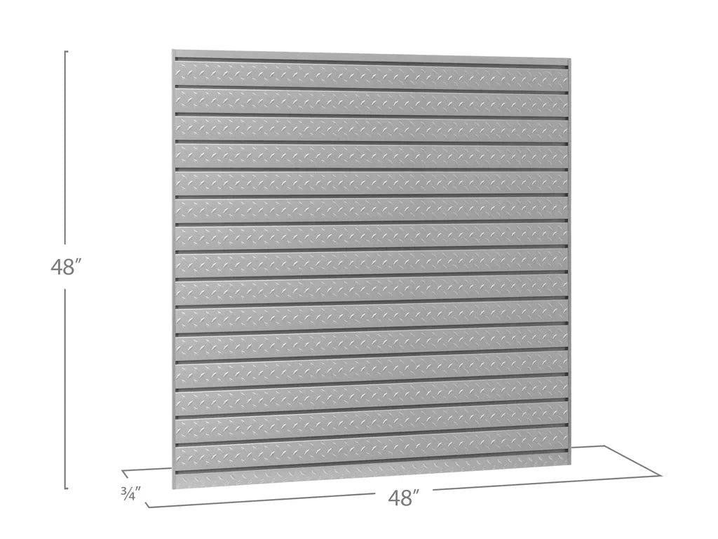 NewAge Pro Series 16 Sq. Ft. Steel Slatwall - 8 pieces