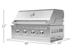 Newage Products 40-inch Outdoor Kitchen Stainless Steel