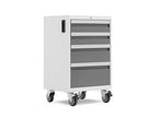 NewAge Products Bold 3.0 4-Drawer Rolling Too - White