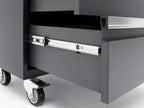 NewAge Products Bold 3.0 Grey 4-Drawer Rolling Too - Black