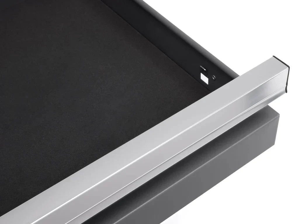 NewAge Products Bold 3.0 Grey 4-Drawer Rolling Too - Black