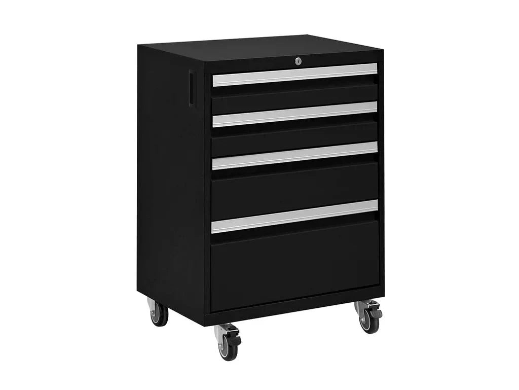 NewAge Products Bold 3.0 Grey 4-Drawer Rolling Too - Black