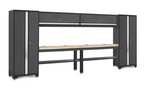 Newage Products Bold Series Gray 8 Piece Set with Bamboo