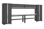 Newage Products Bold Series Gray 8 Piece Set with Stainless