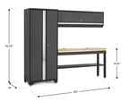 Newage Products Bold Series Gray All-in-one 4 Piece Set