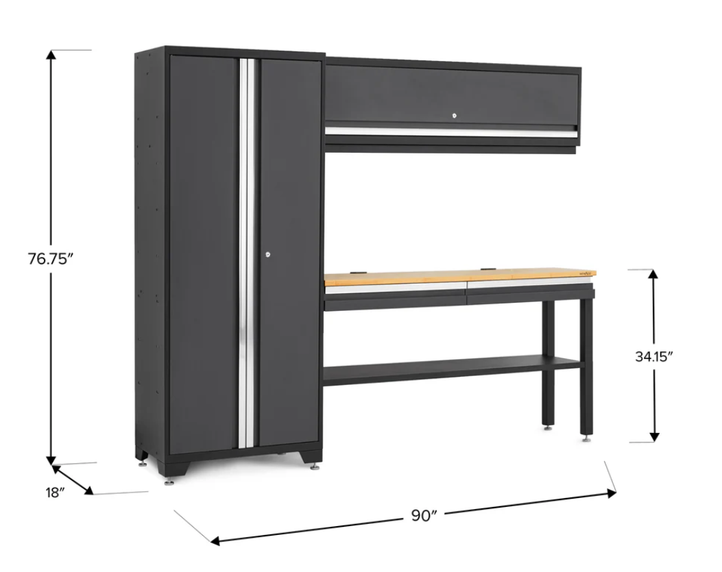 Newage Products Bold Series Gray All-in-one 4 Piece Set