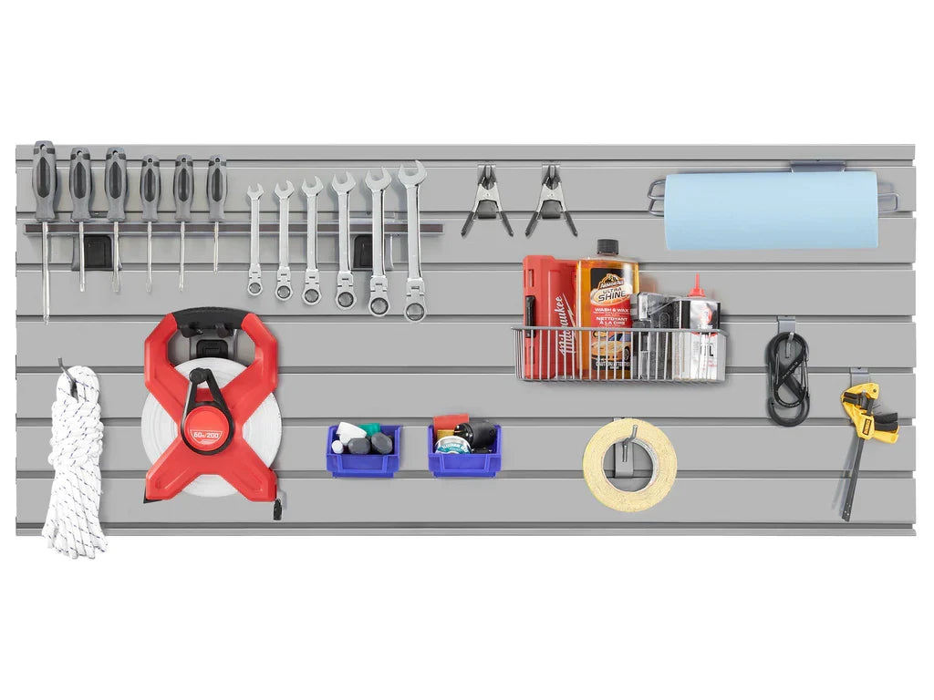 Newage Products Lockable Slatwall 12-Piece Accessory Kit