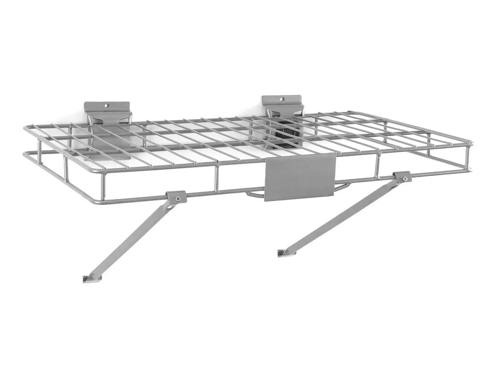 Newage Products Lockable Slatwall 2ft Wire Shelves (Pack