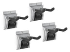 Newage Products Lockable Slatwall 4 in. Double Hooks (Pack