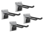 Newage Products Lockable Slatwall 8 in. Double Hooks (Pack