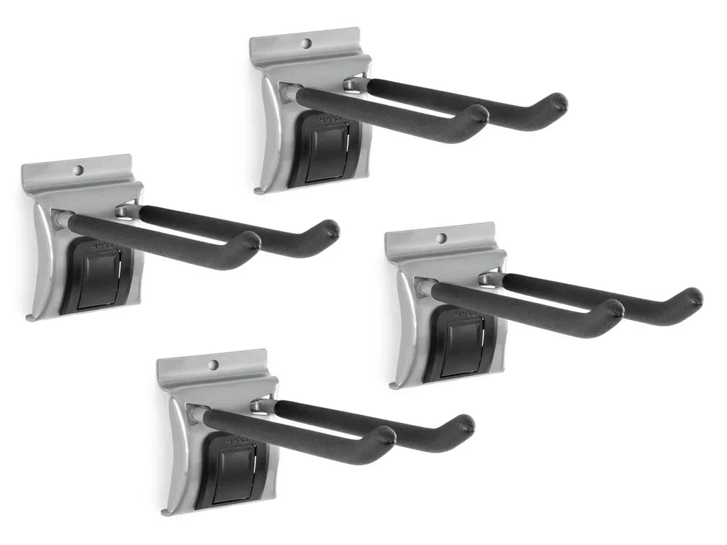Newage Products Lockable Slatwall 8 in. Double Hooks (Pack