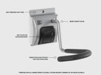 Newage Products Lockable Slatwall Vertical Bike Hook (Pack