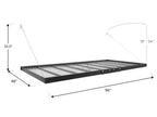 Newage Products Pro Series 4 ft. x 8 ft. Wall Mounted Steel
