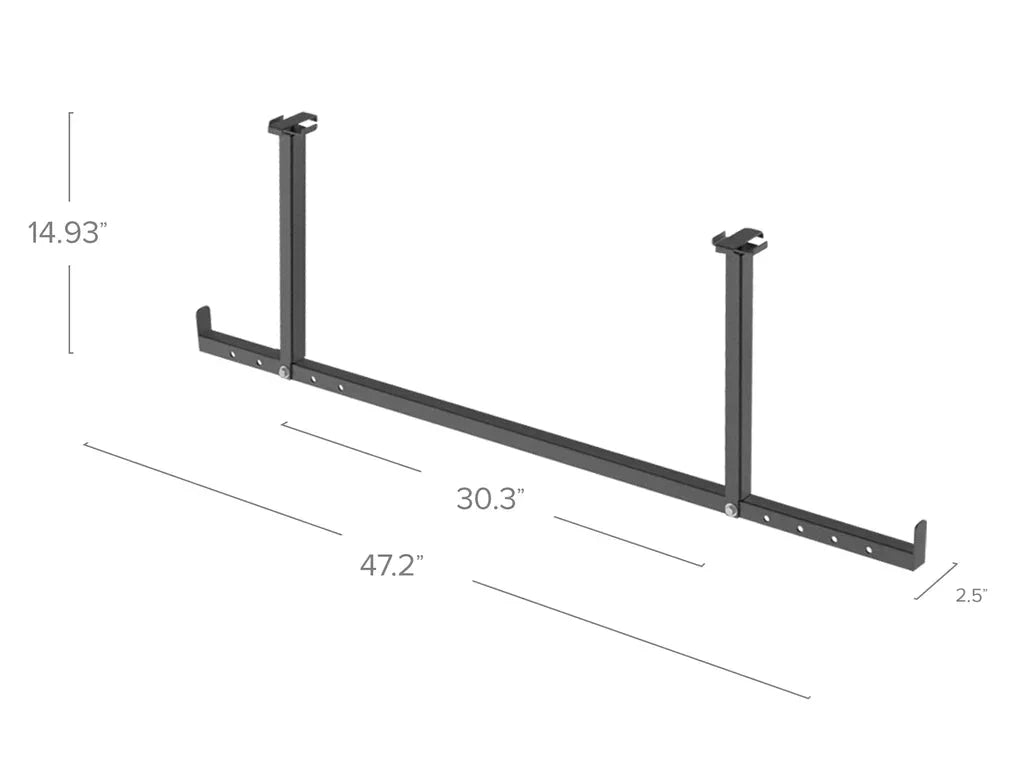 NewAge VersaRac Accessories - Hanging Bars (Pack of 2)