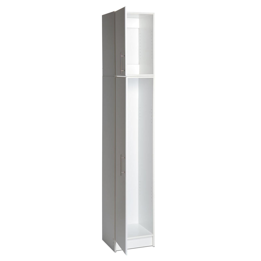 Prepac 16’’ Broom Cabinet w/ 16’’ Topper Wall Cabinet