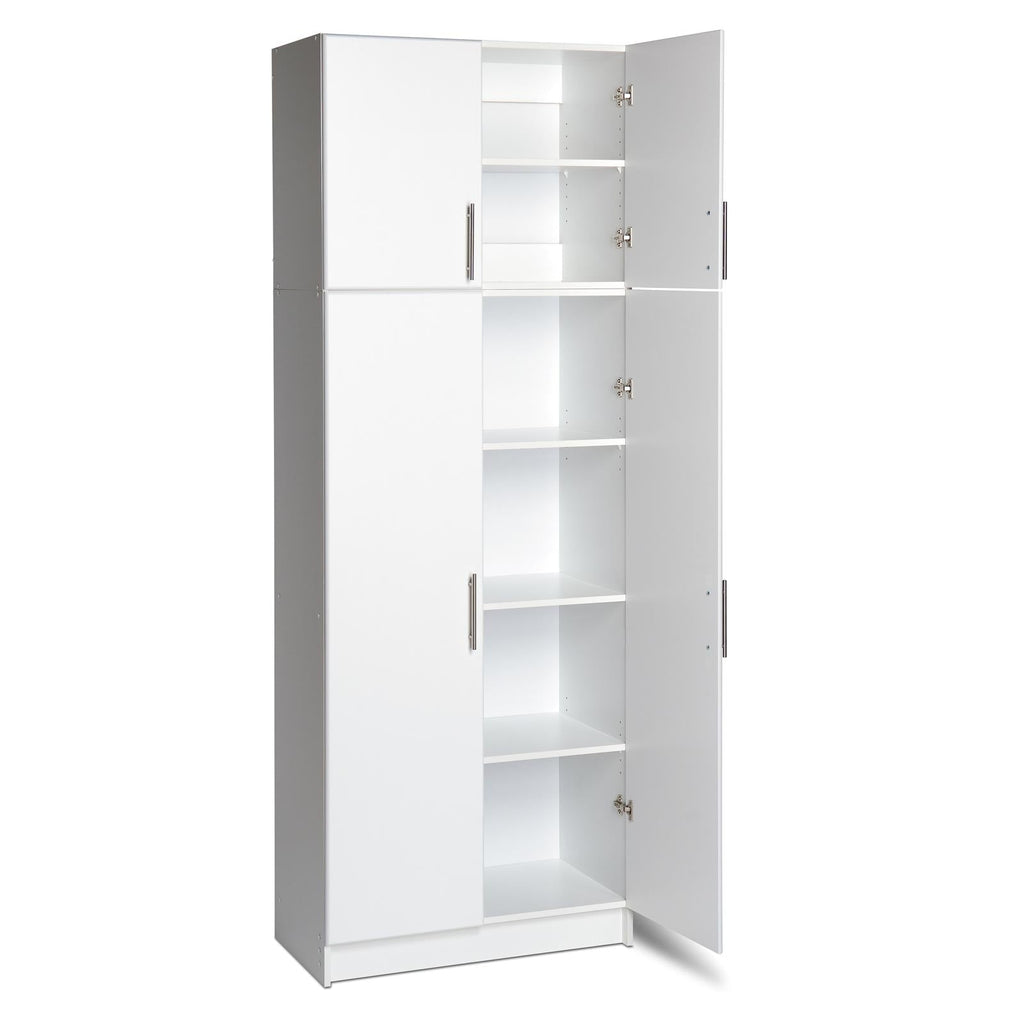 Prepac 32’’ Storage Cabinet w/ 32’’ Topper Wall Cabinet